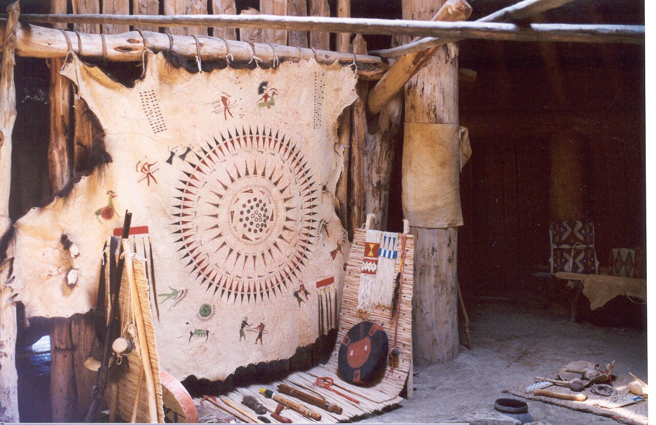 003 Knife River Village Buffalo Robe