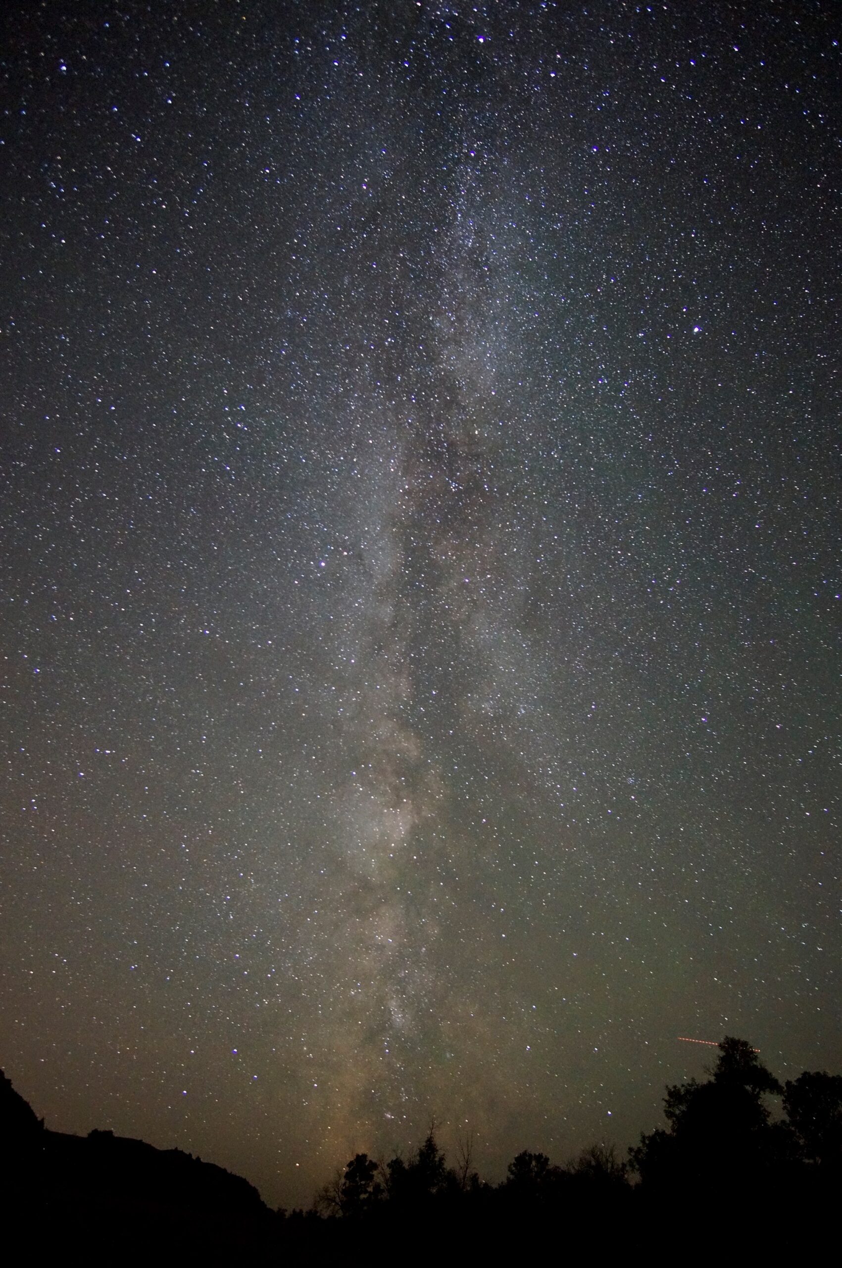 Milky Way above Theodore Roosevelt National Park