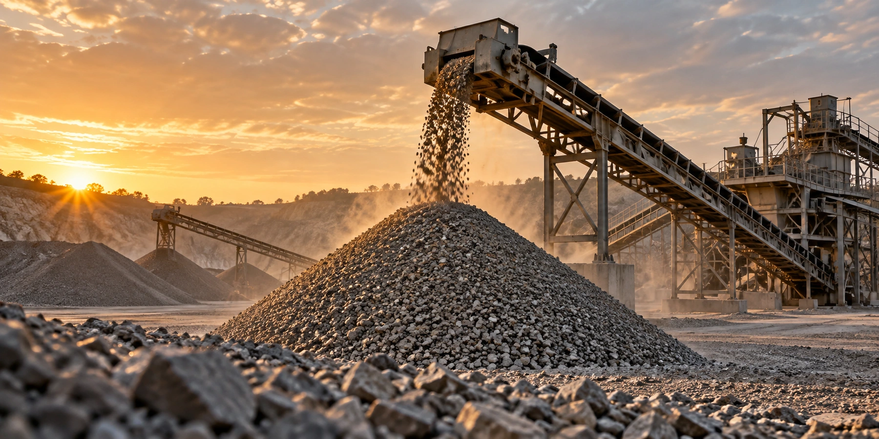 Illustrative aggregate solutions scene for Fisher Industries
