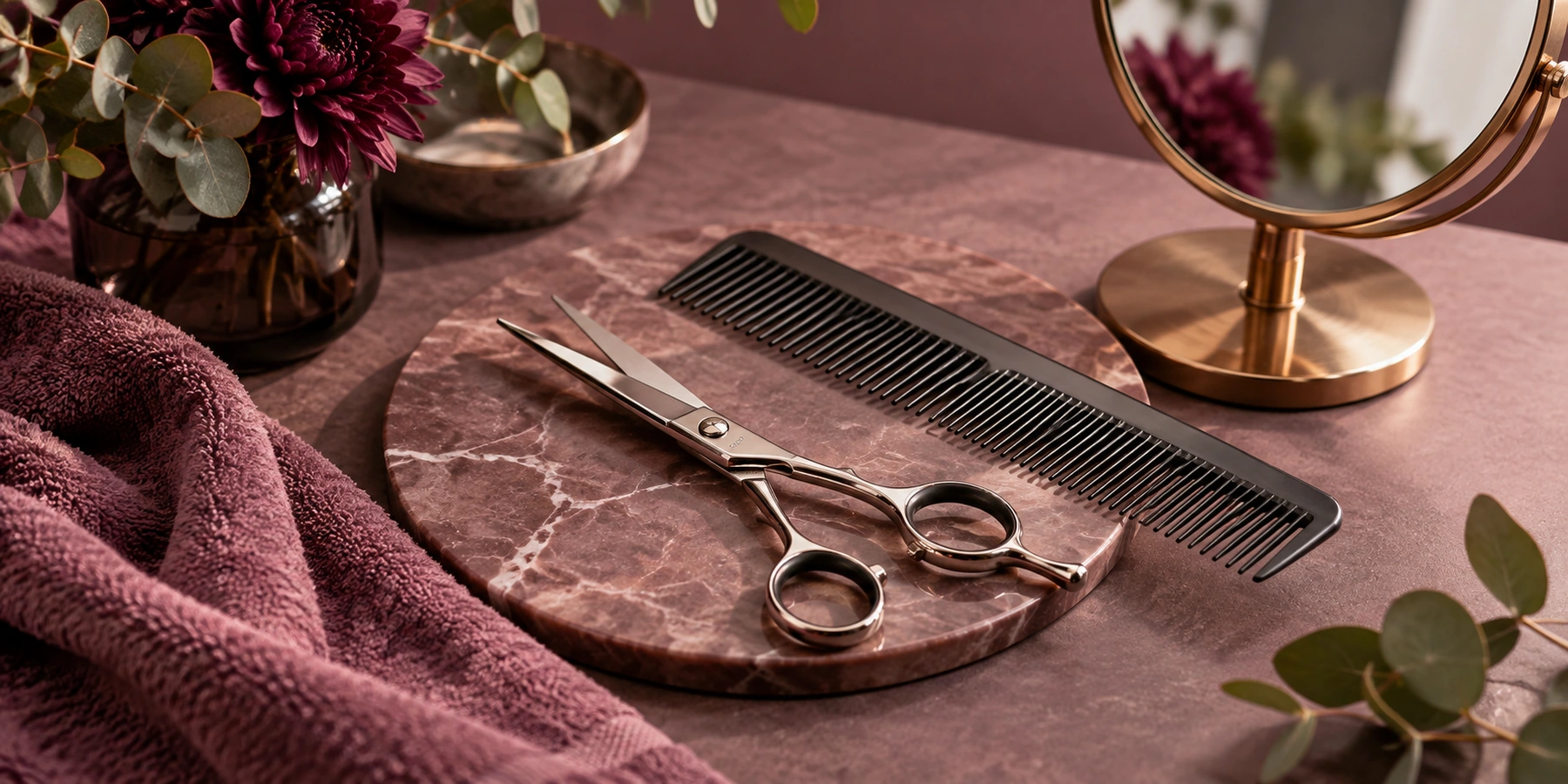 Illustrative hair salon scene for Performance In Hair