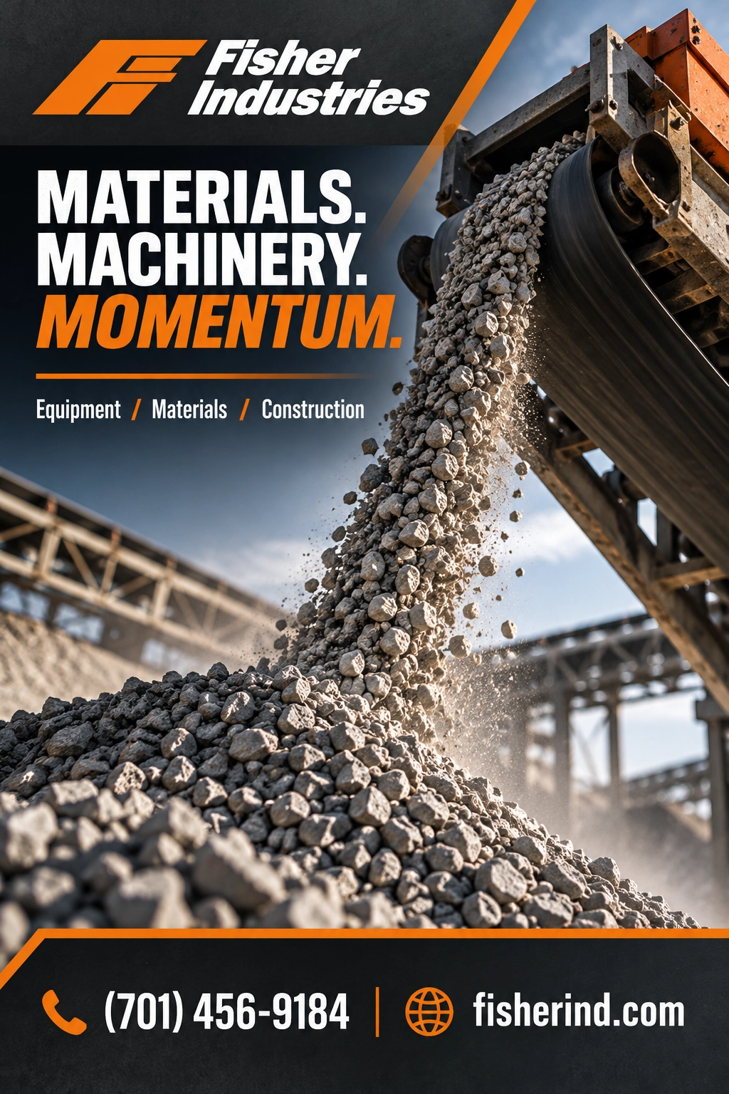 Fisher Industries brand-specific portrait advertisement 2