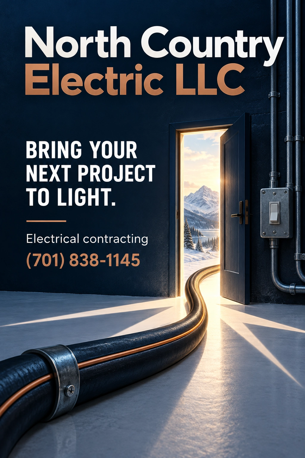 North Country Electric LLC brand-specific portrait advertisement 1