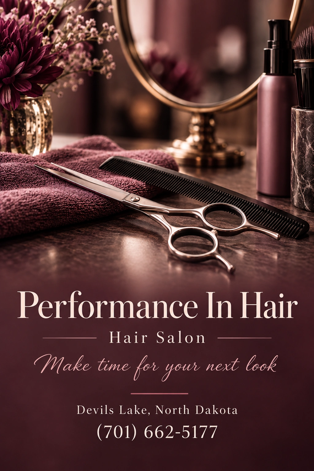 Performance In Hair portrait advertisement 1