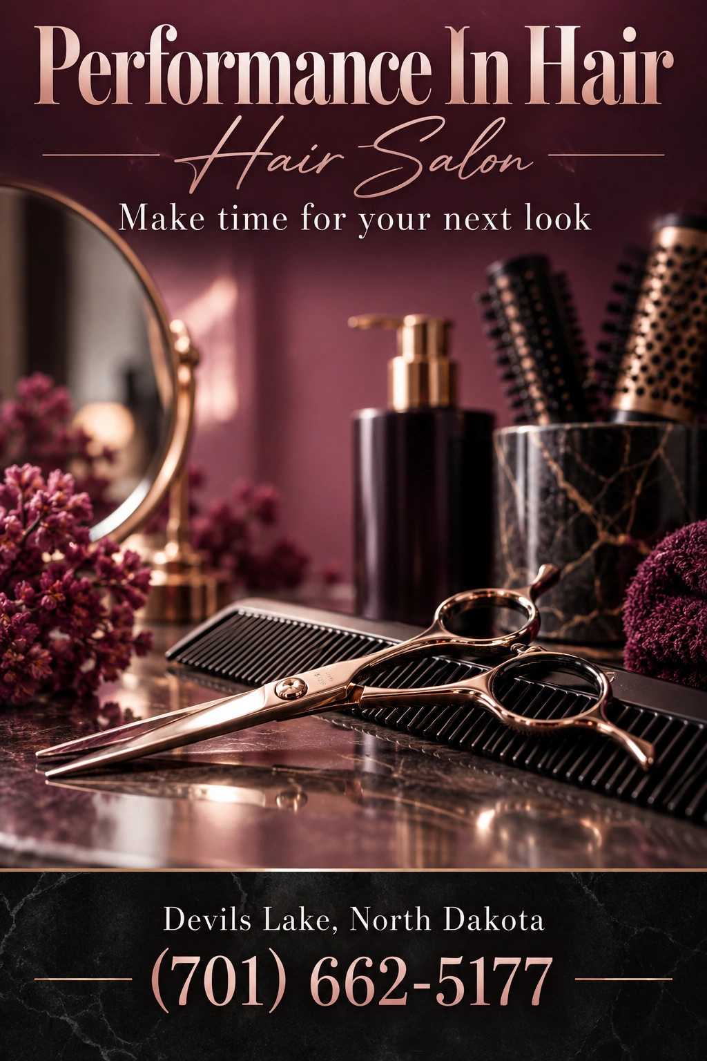 Performance In Hair portrait advertisement 2