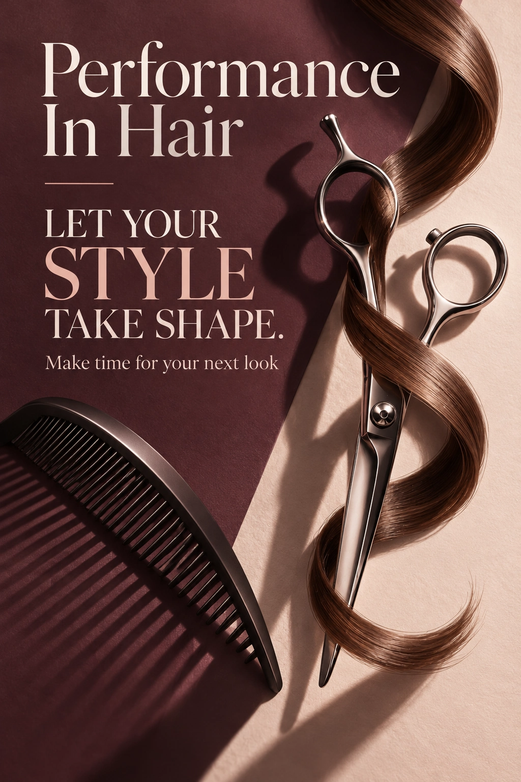 Performance In Hair brand-specific portrait advertisement 2